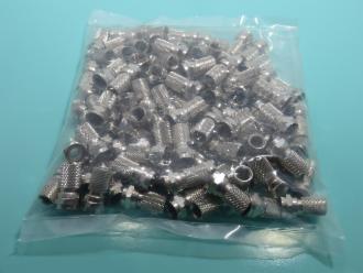 Photo of 100 PACK RG 6 SCREW ON F CONNECTORS