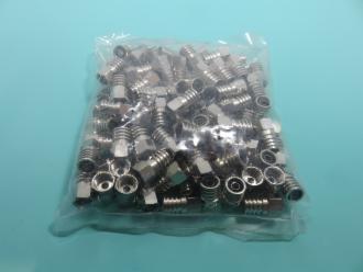 Photo of 100 PACK RG 59 CRIMP ON F CONNECTORS